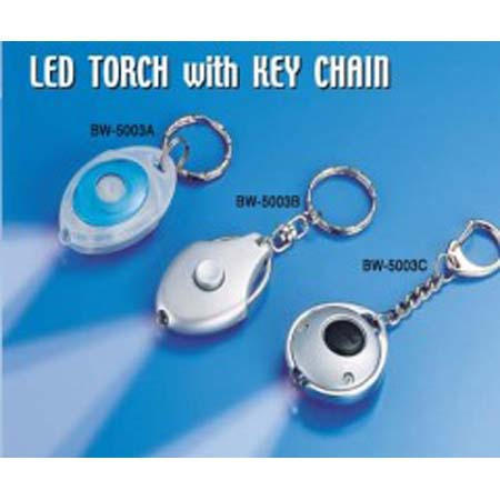 LED TORCH WITH KEY CHAIN (LED-Taschenlampe mit Schlüsselring)