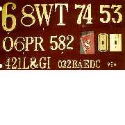 Brass letters & numbers