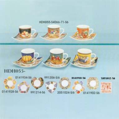 6 Prs / Set Porzellan Kaffee (6 Prs / Set Porzellan Kaffee)