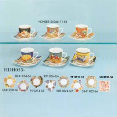 6 Prs/ Set Porcelain Coffee (6 чел / Установить фарфора кофе)