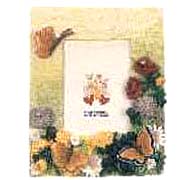 Butterfly and Flower Picture Frame(100335) (Papillon et Fleur Photo Frame (100335))