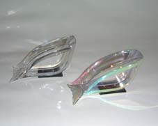 transparent shoe heel (transparent Schuhabsatzes)