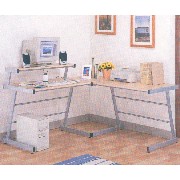 COMPUTER DESK/METAL SHELF (Компьютерный стол / металлической полкой)