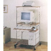 COMPUTER DESK/METAL SHELF (ORDINATEUR DE BUREAU / Tablette)