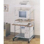 COMPUTER DESK/METAL SHELF (Компьютерный стол / металлической полкой)