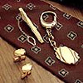 Cuff Link, Tie Clipper, Key Chain, Set Box (Запонки, галстук "Клипер", Key Chain, Box Set)