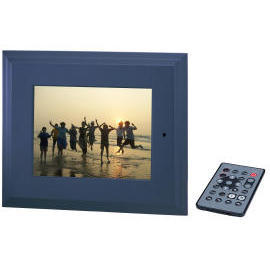 8`` `` Wooden frame media player (8````Media Player cadre en bois)