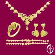 SWEETHEART - 24K REAL SOLID GOLD - COSTUME JEWELLERY (Отрада - 24K реальных твердых GOLD - БИЖУТЕРИЯ)