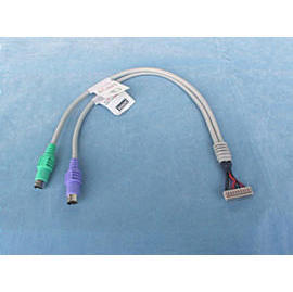 MINIDIN 6pin male * 2 nach SCN PITCH 2.5mm HOUSING 10PIN (MINIDIN 6pin male * 2 nach SCN PITCH 2.5mm HOUSING 10PIN)