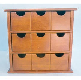 Wood Box W/9 drawers (Wood Box Вт / 9 ящиков)