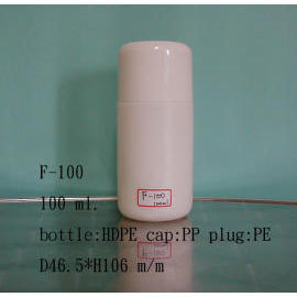 Plastic lotion bottle