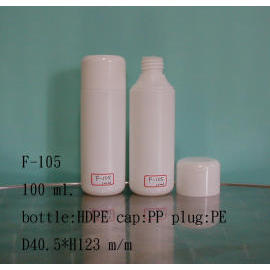 Plastic lotion bottle