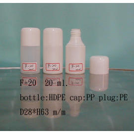 Plastic lotion bottle