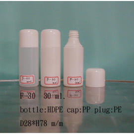 Plastic lotion bottle