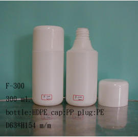 Plastic lotion bottle