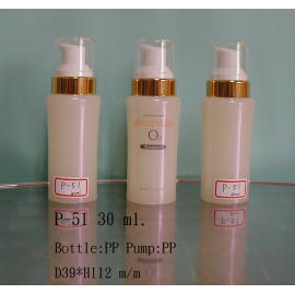 Plastic Bottle with Lotion Pump (De bouteilles en plastique avec la Lotion Pump)