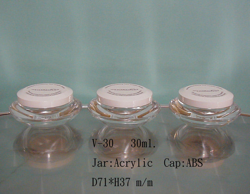 Plastic Acrylic Cream Jar (Пластиковый акриловый крем Jar)