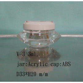 Acrylic Cream Jar (Acrylique Crème)