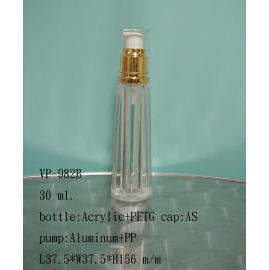 Plastic lotion bottle