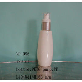 Plastic lotion bottle
