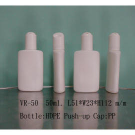 Plastic Bottle with Push-up Cap