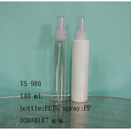 Plastic spray bottle