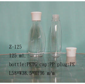 Plastic lotion bottle
