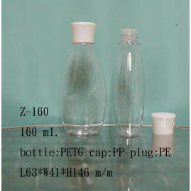 Plastic lotion bottle