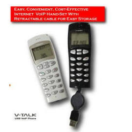 Retractable USB Phone with 128M Flash Memory (Retractable USB Phone with 128M Flash Memory)