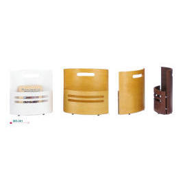 MAGAZINE STAND, WOODEN ACCESSARY