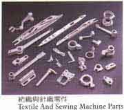 Textile and Sewing Machine Parts (Textiles et des pièces de machine à coudre)