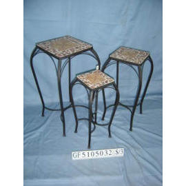 mosaic flower racks (racks fleur mosaïque)