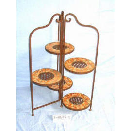 Mosaic Flower Stands, foldable (Mosaic fleur représente, pliable)