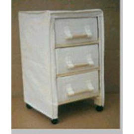 WOODEN CABINET WITH 3 DRAWER & CASTER (С деревянный корпус 3 DRAWER & CASTER)