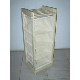 WOODEN 4 STORYS RACK (Bois 4 Storys RACK)