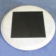 Patterned Marble Lazy Susan (Black & White) (Patterned Marble Lazy Susan (Noir & Blanc))
