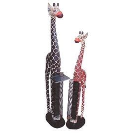 Giraffe mit CD INHABER (Giraffe mit CD INHABER)