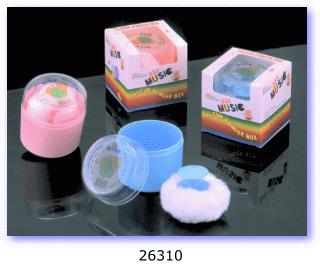 Talcum powder box with puff (Порошок талька коробку с Puff)