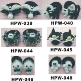 HALLOWEEN PONY-TAIL LOOPS (HALLOWEEN PONY-TAIL LOOPS)