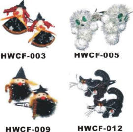 Halloween Flash Hair Clip (Halloween Flash Barrettes)