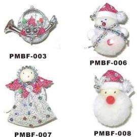 Christmas flash Brosche - rosa (Christmas flash Brosche - rosa)