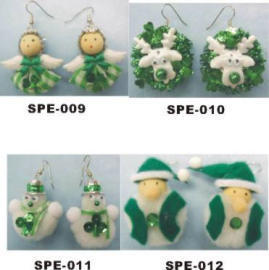 St. Patrick`s Day flashing Earring (St. Patrick`s Day flashing Earring)