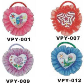 Valentine`s Day flash pony-tail hair loop (Valentine`s Day flash pony-tail hair loop)