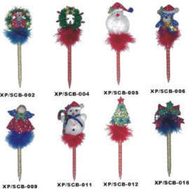 Christmas feather pen (Noël plume plume)