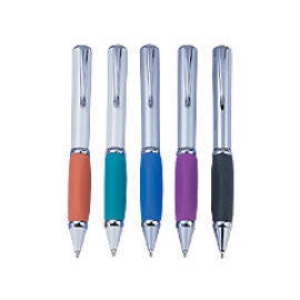Metal Pen with Triangle Rubber Barrel (Metal Pen avec Triangle Rubber Barrel)