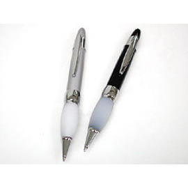 Metal Pen With Rubber Grip (Metal Pen avec Grip caoutchouc)