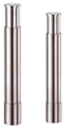 Stainless steel pepper or salt mill