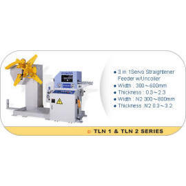 Servo Straightener Feeder w/Uncoiler (Servo Trennschere w / Ablaufhaspel)