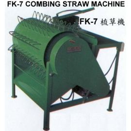 Combing straw machine