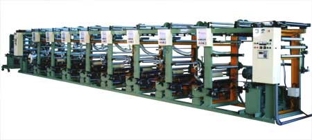 Fully Automatic High Speed Rotogravure Printing Machine